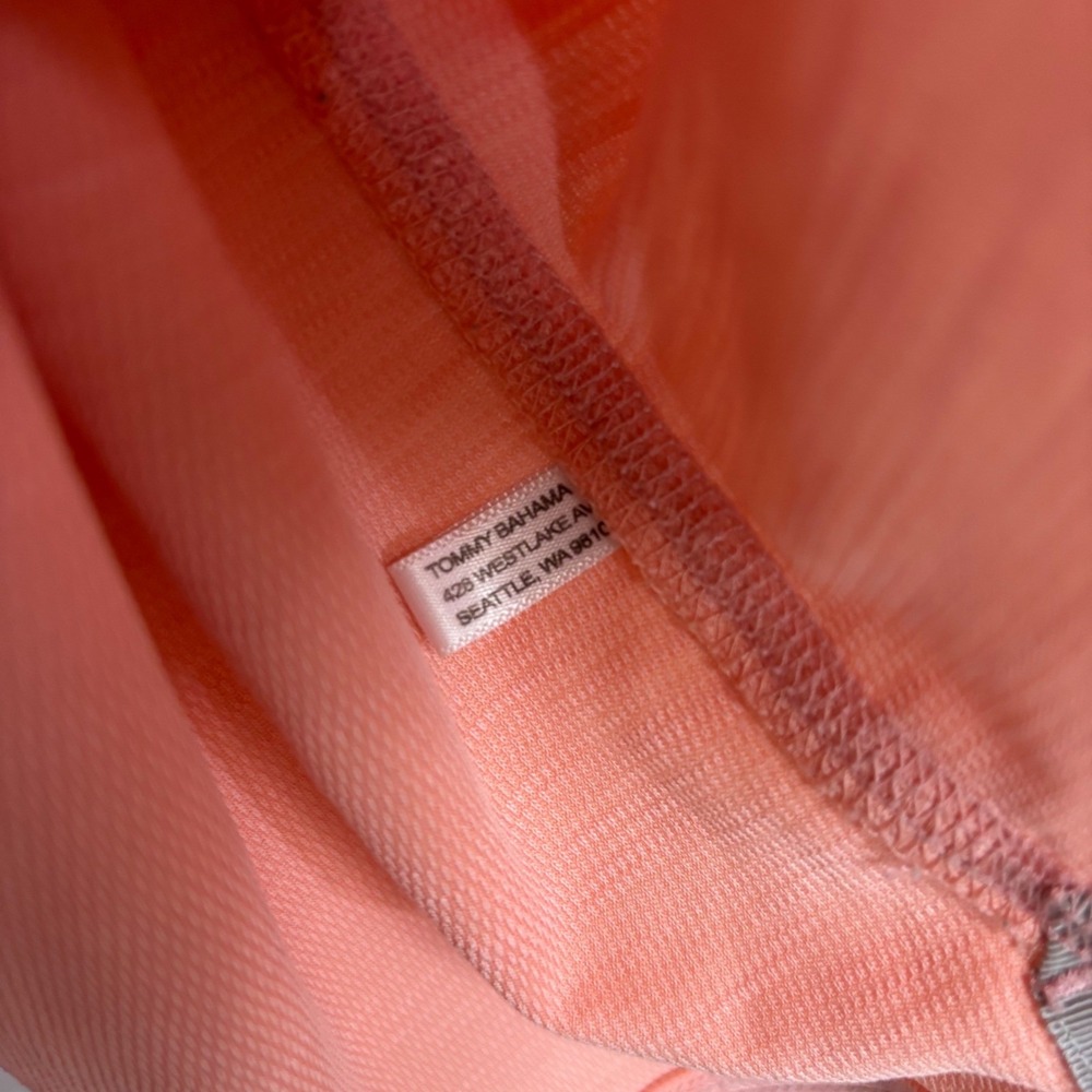 Tommy Bahama Men's XL Short Sleeve Crewneck T-Shirt Salmon Pink Coastal - Picture 3 of 6